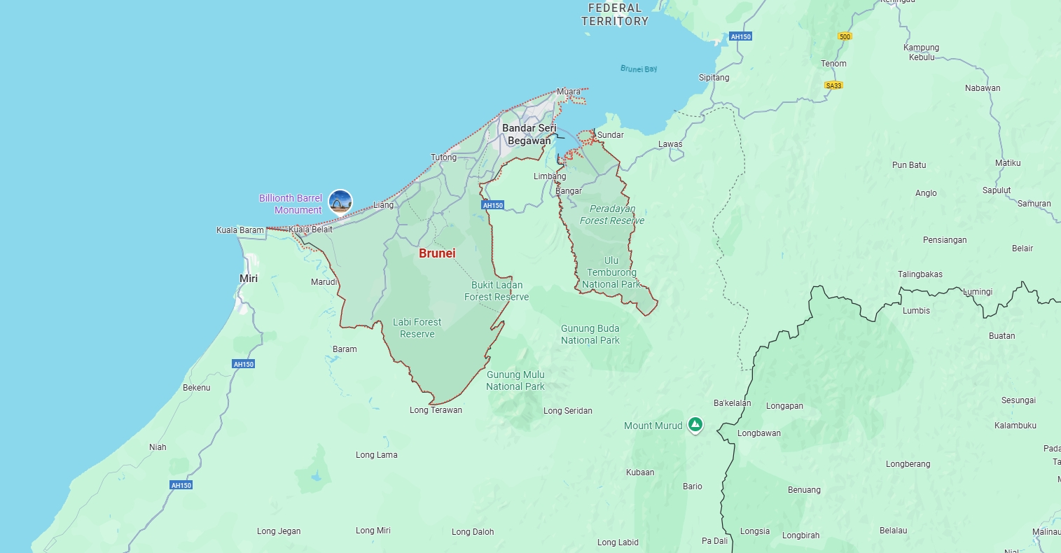 Brunei Map